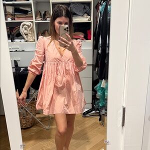 Elegant Pink Women's Dress